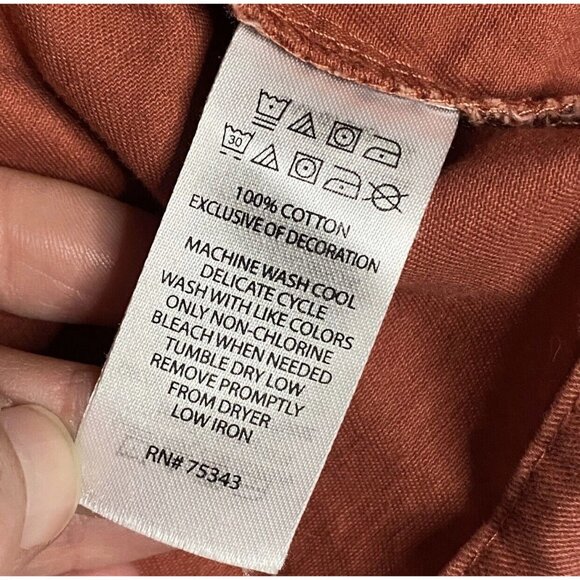 Aspen Kids Sleeveless Rust Amber Color Zip Up Ruffle Vest Kids 7/8 - Picture 5 of 5